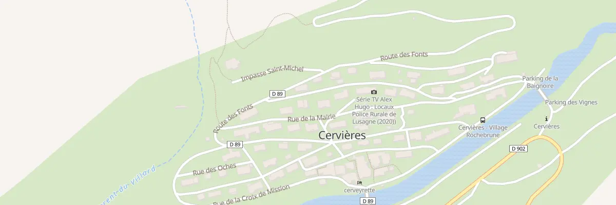 Plan du 5075 Le Chef Lieu à Cervières