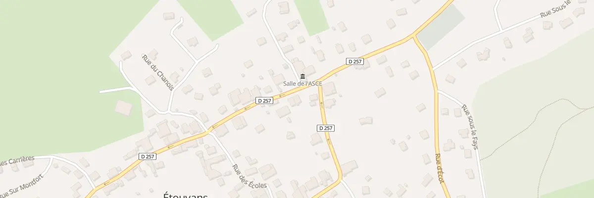 Plan du 12 Rue de Dampierre-sur-le-Doubs à Étouvans