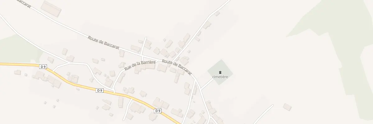 Plan du 18 Rte de Baccarat à Sainte-Barbe