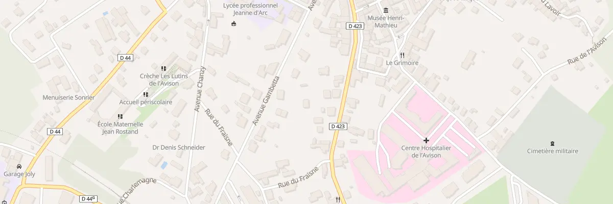 Plan du 9B Av Gambetta à Bruyères