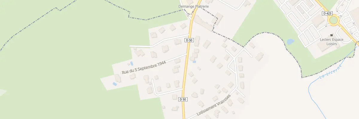 Plan du 39 Rue du 5 Septembre 1944 à Champ-le-Duc