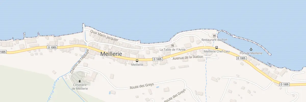 Plan du 89 Rue des Pêcheurs à Meillerie