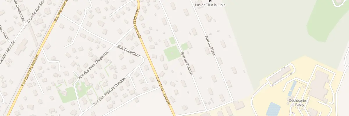 Plan du 276 Rue du prarion à Passy