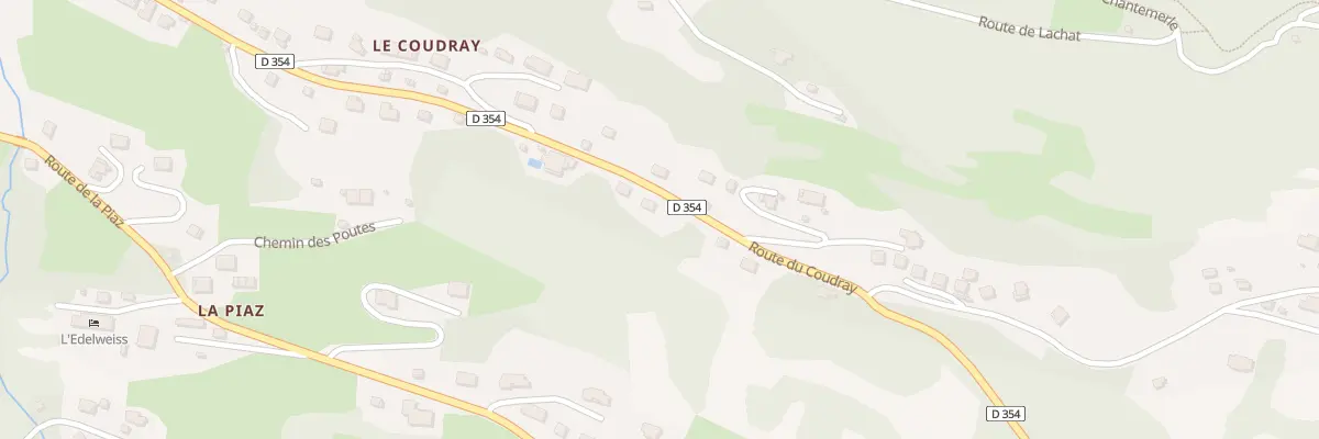 Plan du 175 Rte du Coudray à Samoëns