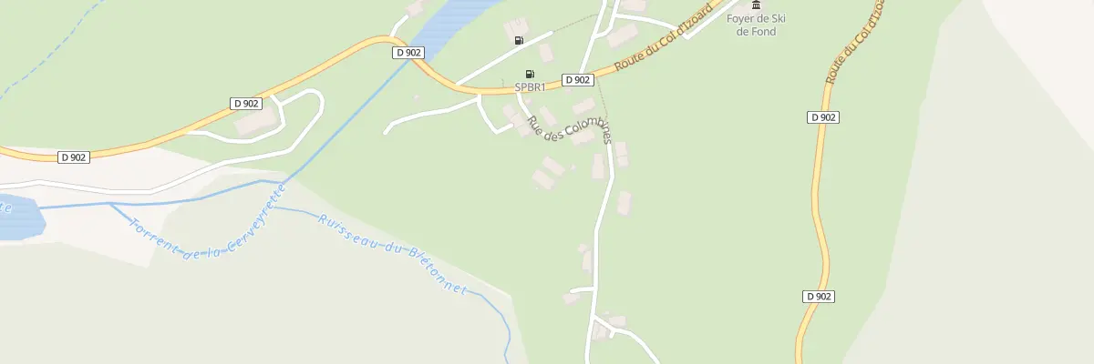 Plan du 48 Rue des Colombines à Cervières