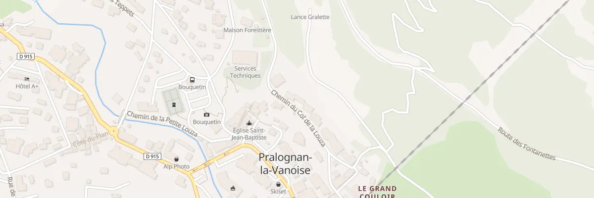 Plan du 104 Che du Col de la Louza à Pralognan-la-Vanoise