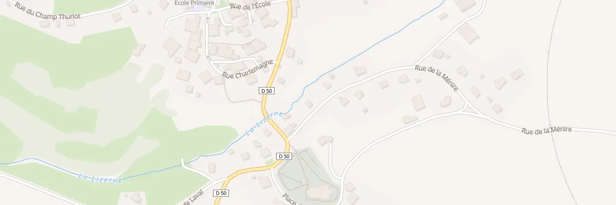 Plan du 1 Rue de la Ménire à Champ-le-Duc