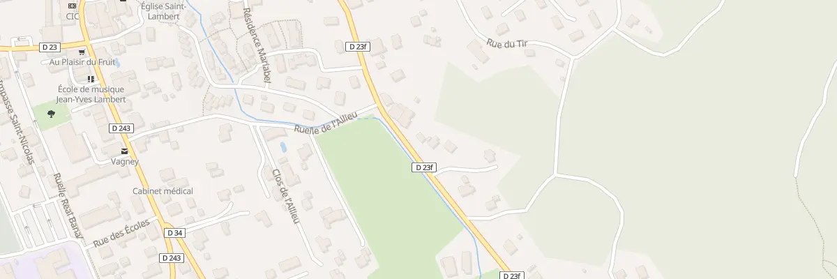 Plan du 7 Rue de St Del à Vagney
