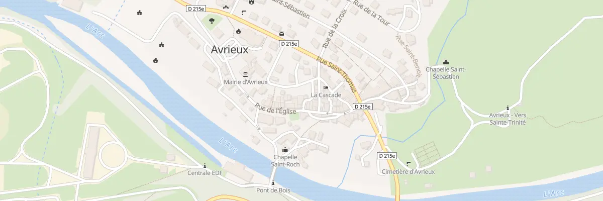 Plan du 6 Rue du Cruet à Avrieux