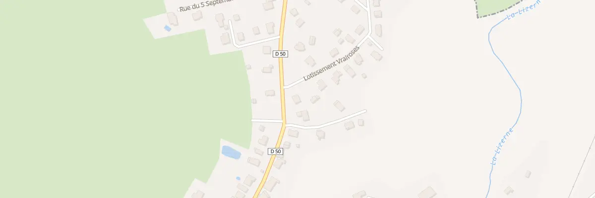 Plan du 30 Rue du 5 Septembre 1944 à Champ-le-Duc