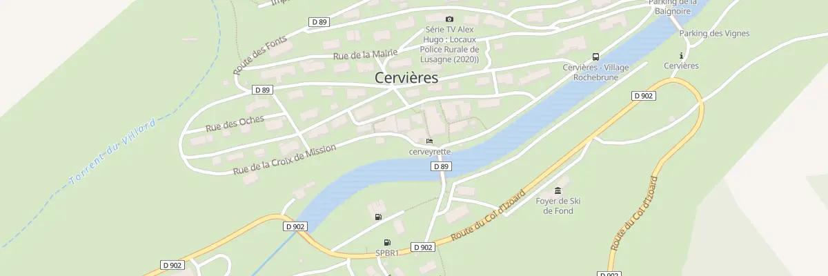 Plan du 14 Rue de la Croix de Mission à Cervières