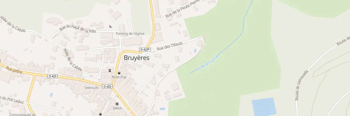 Plan du 4 Rue des Tilleuls à Bruyères