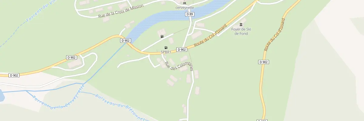 Plan du 2062 L’Ancien Village à Cervières