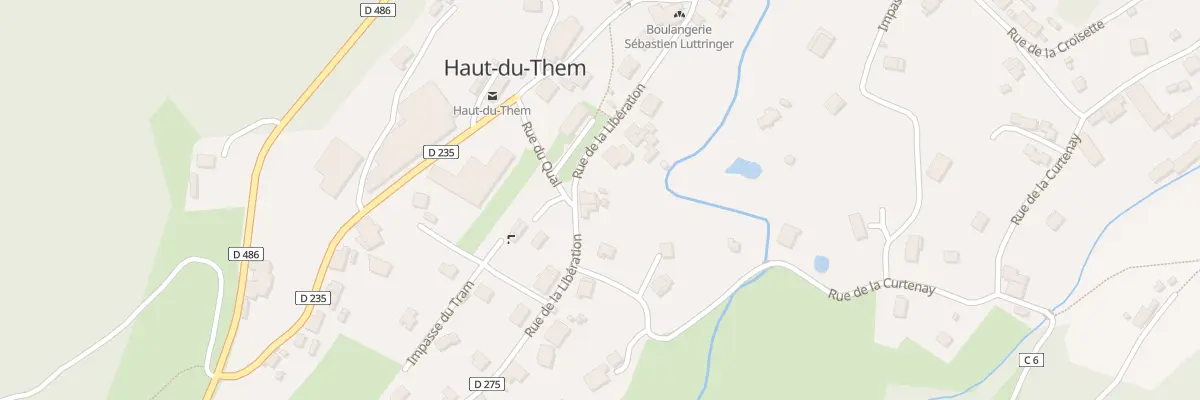 Plan du 16 Rue de la Libération à Haut-du-Them-Château-Lambert