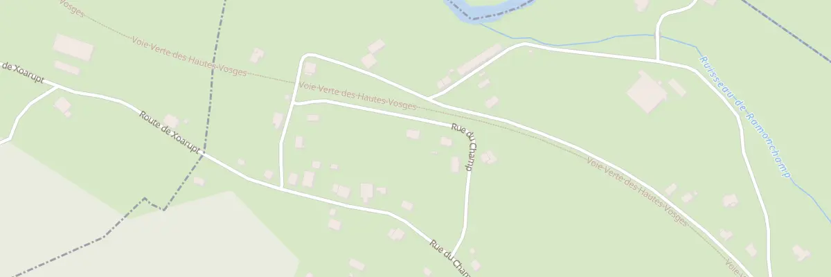 Plan du 46 Rue du Champ à Ramonchamp