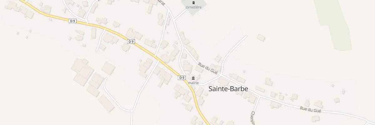 Plan du 4 Rte de Baccarat à Sainte-Barbe