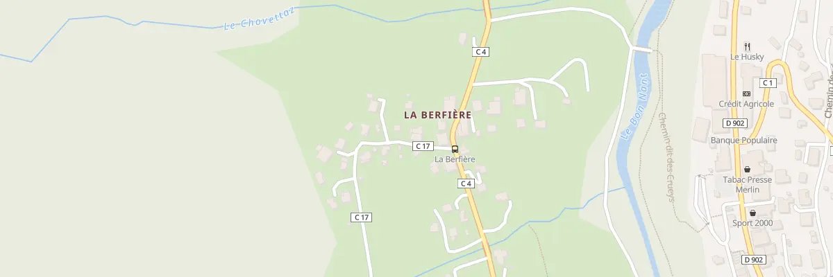 Plan du 32 Che de la Berfiere d’En Haut aux Contamines-Montjoie