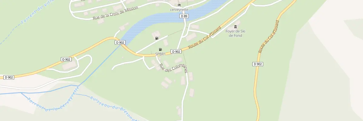 Plan du 9 L’Ancien Village à Cervières