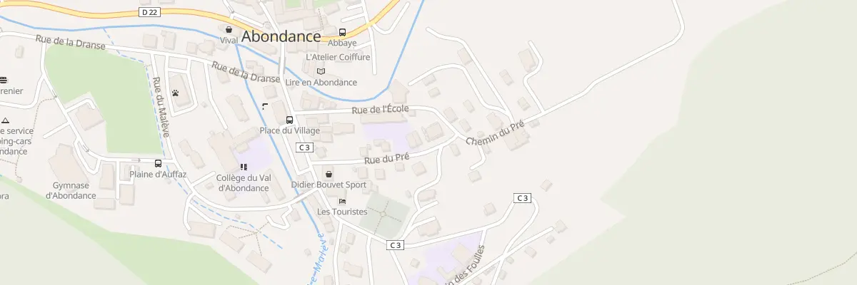 Plan du 137 Rue du Pré à Abondance