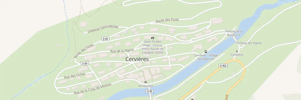 Plan du 5064 Le Chef Lieu à Cervières