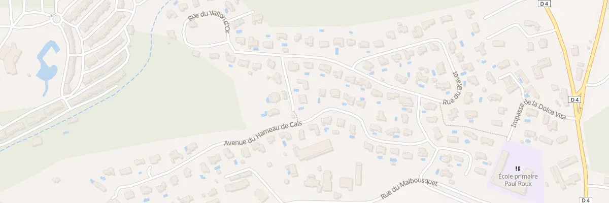 Plan du 75 Imp des PIGNONS à Fréjus