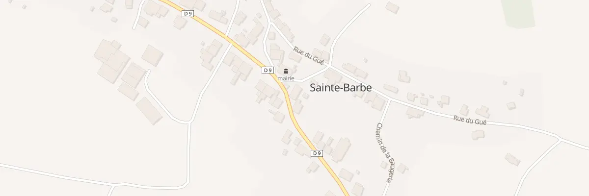 Plan du 10 Pl de la Mairie à Sainte-Barbe