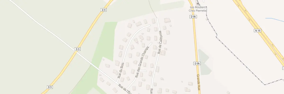 Plan du 9 Rue des Grands Champs à Couthenans