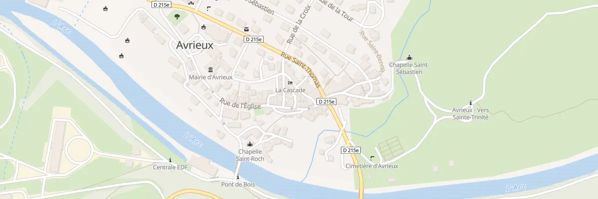 Plan du 17 Rue de Garet à Avrieux