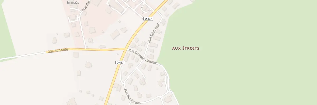 Plan du 4 Rue Edith Piaf au Russey