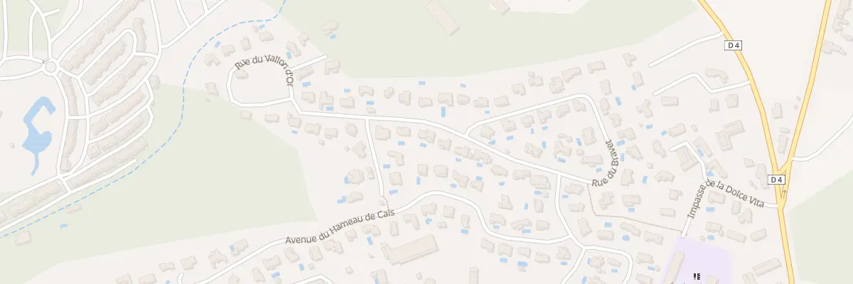 Plan du 173 Rue du VALLON D’ OR à Fréjus