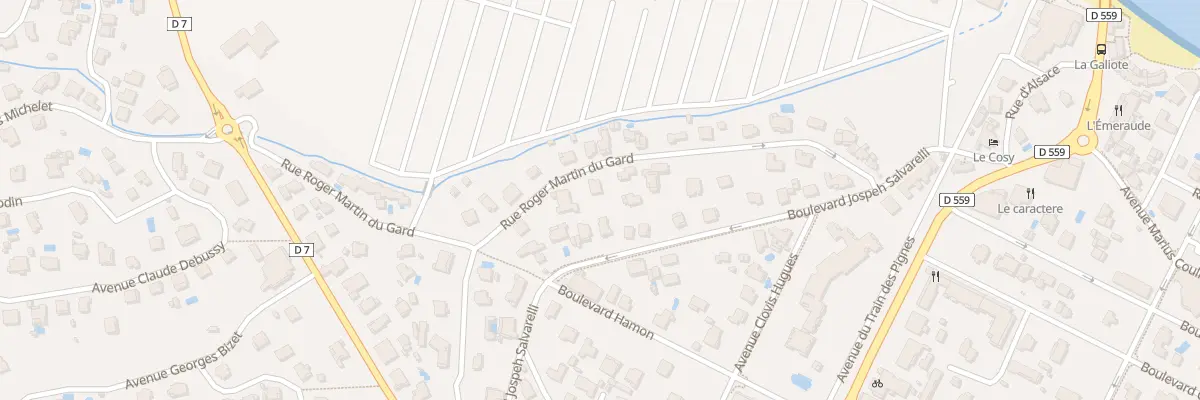Plan du 249 Rue Roger MARTIN DU GARD à Fréjus