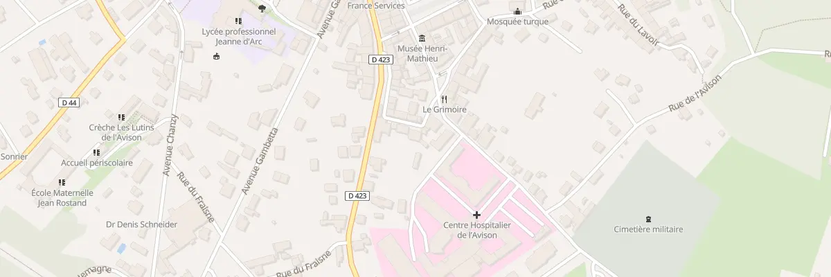 Plan du 8 Rue des Capucins à Bruyères
