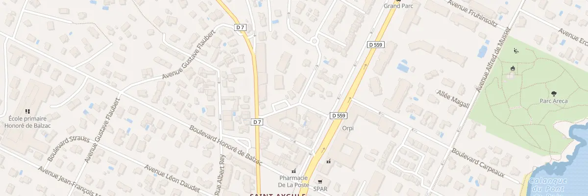 Plan du 338 Bd Camille St Saens à Fréjus
