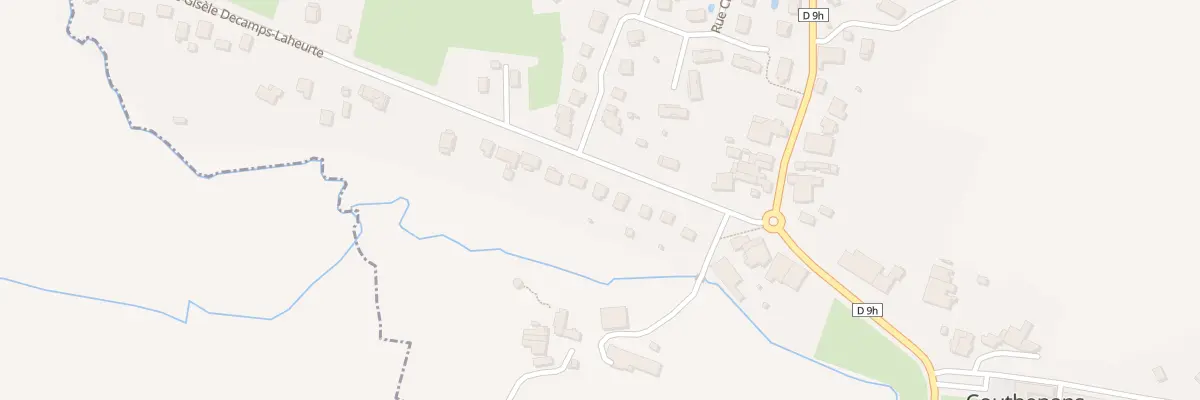 Plan du 9 Rue Gisèle Decamps-Laheurte à Couthenans