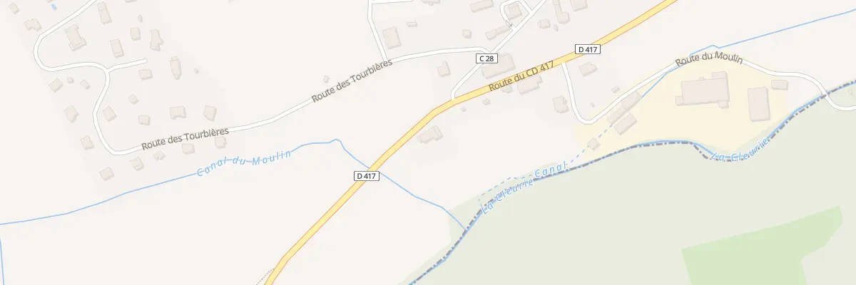 Plan du 10 Rte du Cd 417 à La Forge