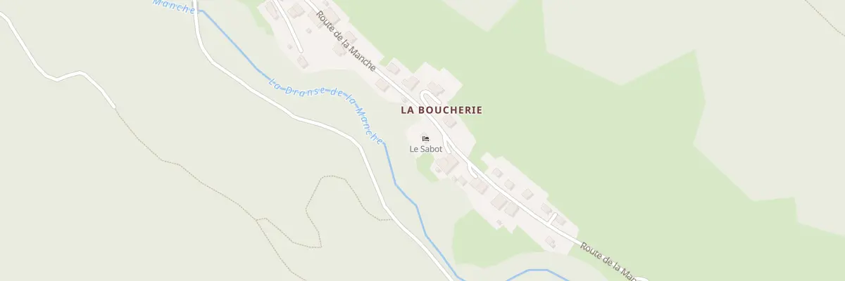 Plan du 2172 Rte de la Manche à Morzine
