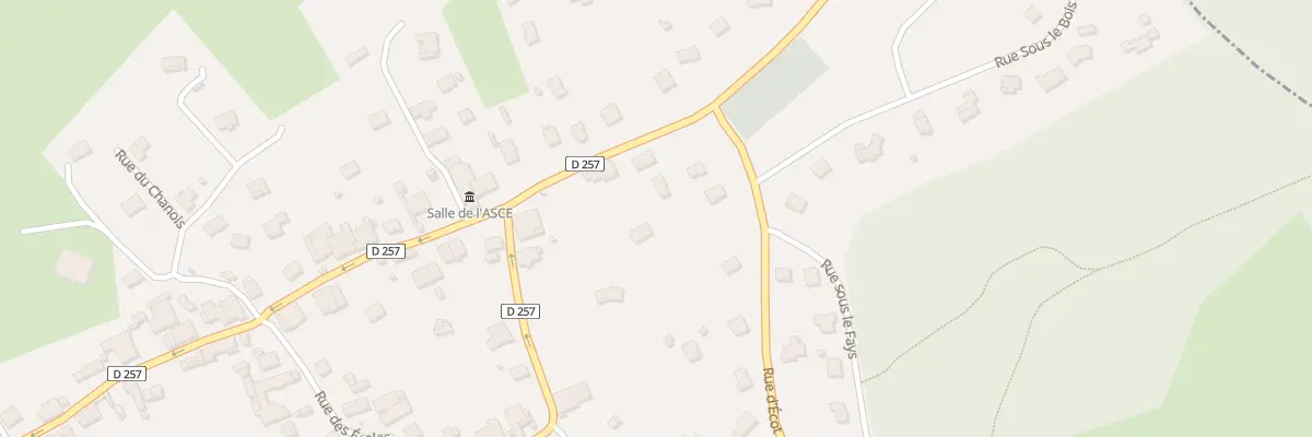 Plan du 4T Rue d’Ecot à Étouvans