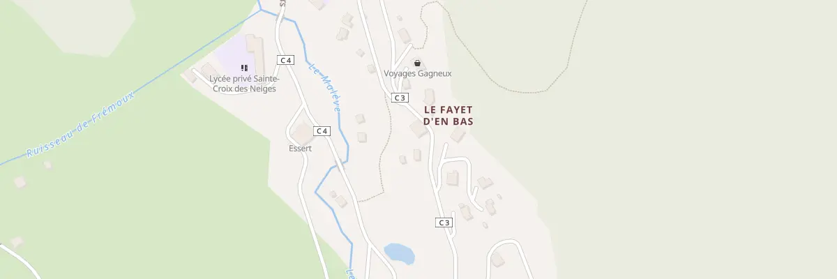 Plan du 612 Rte de Charmy l’Adroit à Abondance