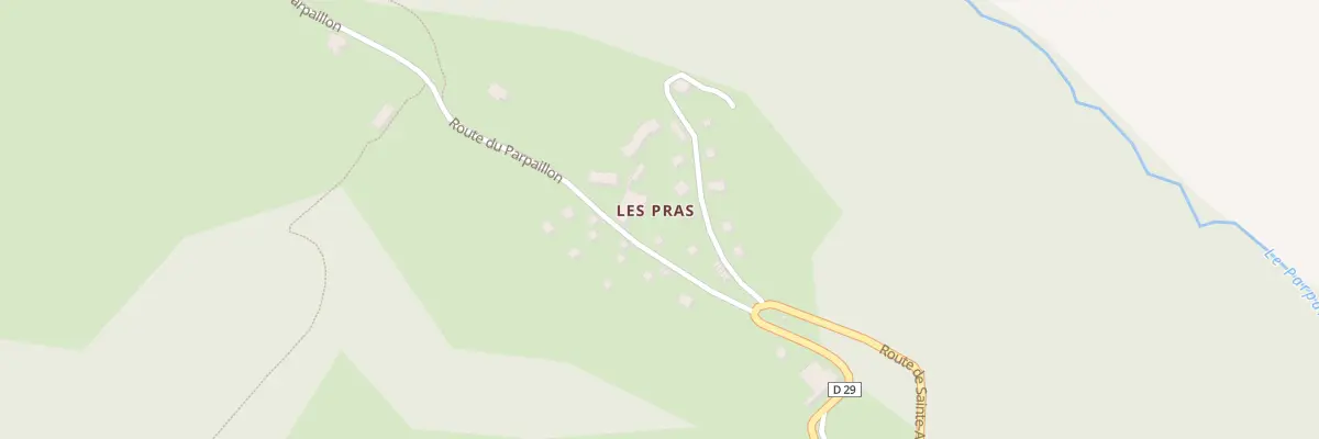Plan du 90 Rte du Parpaillon à La Condamine-Châtelard