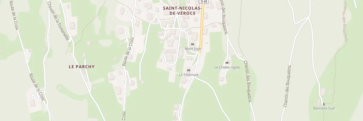 Plan du 15 Rte de la Croix à Saint-Gervais-les-Bains