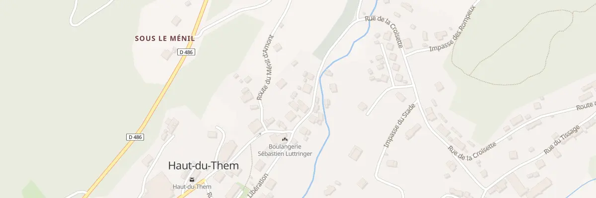 Plan du 21 Rue de la Libération à Haut-du-Them-Château-Lambert