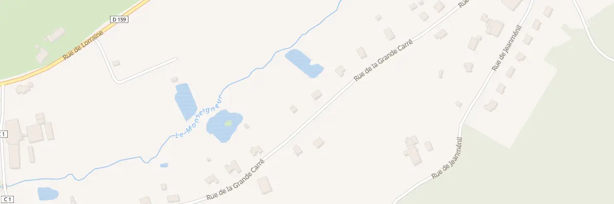 Plan du 12B À la Grande Carré à Saint-Benoît-la-Chipotte