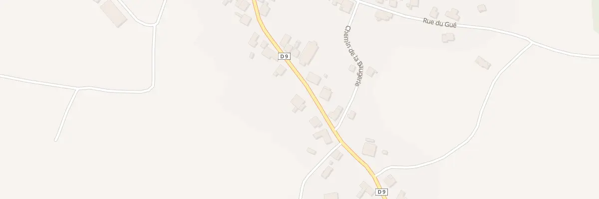Plan du 14 Rte de Raon à Sainte-Barbe