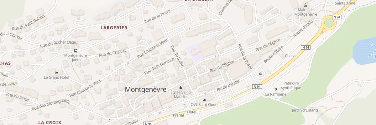 Plan du 98 Rue du Suffin à Montgenèvre