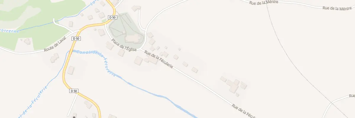 Plan du 3 Rue de la Féculerie à Champ-le-Duc