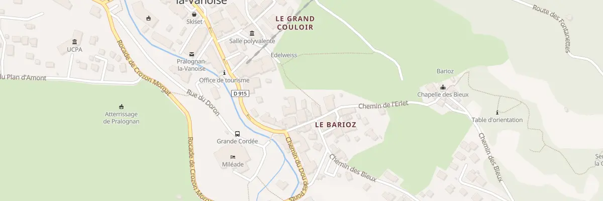 Plan du 43 Côte du barioz à Pralognan-la-Vanoise