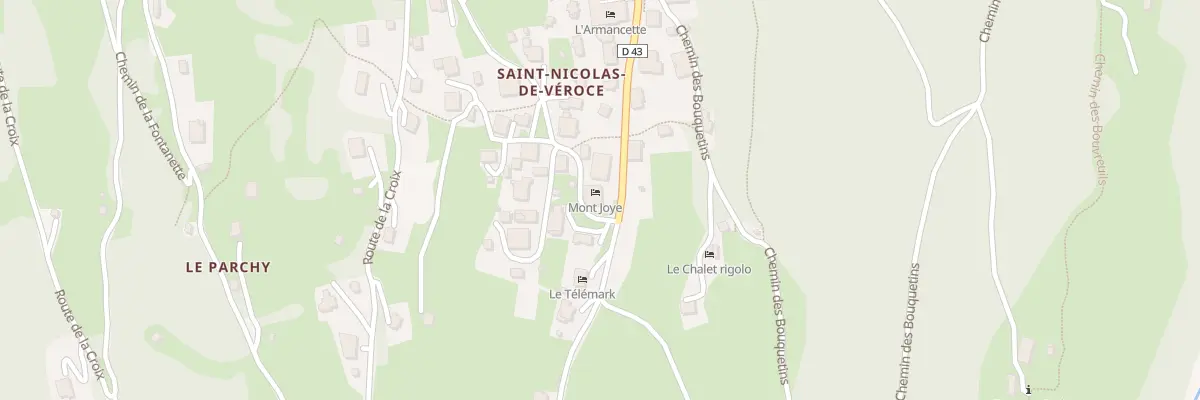 Plan du 4240 Rte de Saint-Nicolas à Saint-Gervais-les-Bains