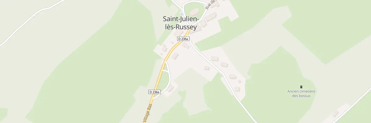 Plan du 12 Rte du Village Bas à Saint-Julien-lès-Russey