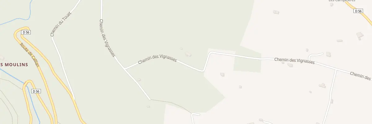 Plan du 562 Che des Vignasses à Mons