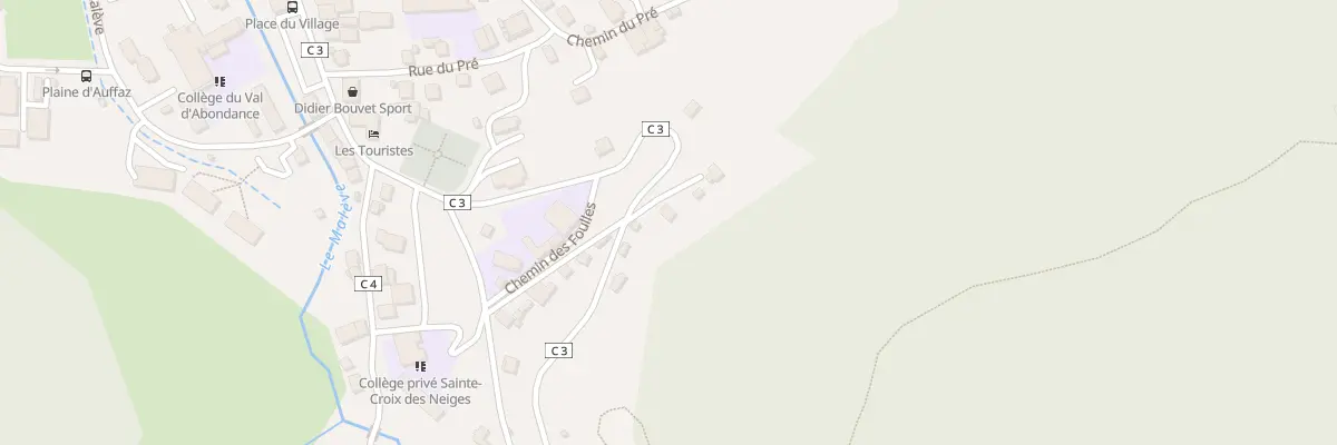 Plan du 323 Rte de Charmy l’Adroit à Abondance